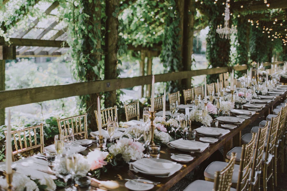 A growing number of couples are tying the knot in their own back garden