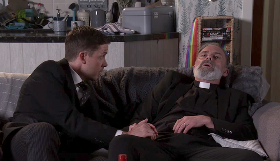 todd comforts billy in coronation street