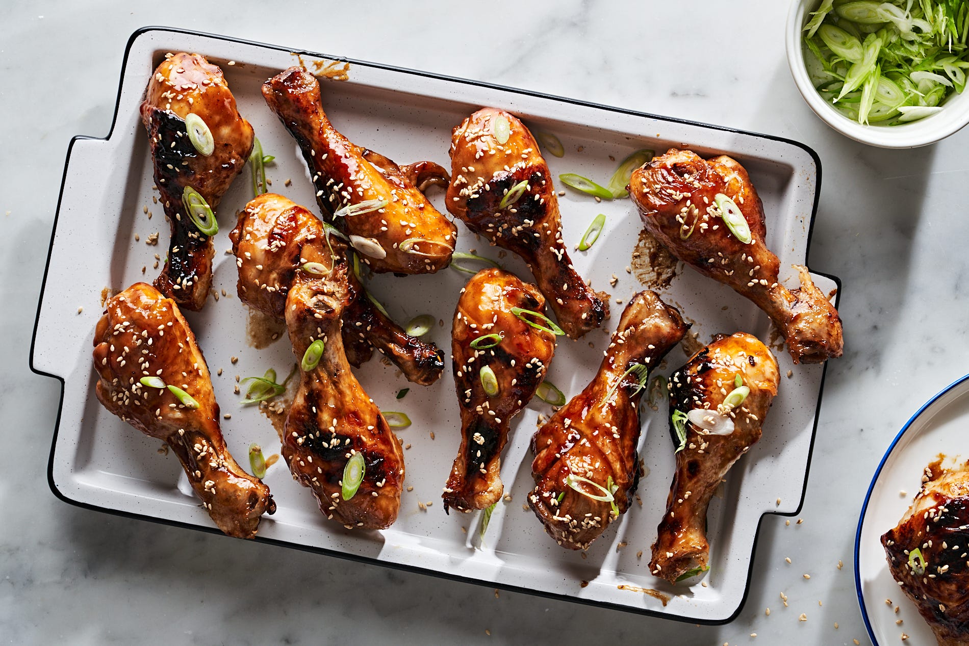 The Whole Family Will Love These Garlic & Brown Sugar Drumsticks