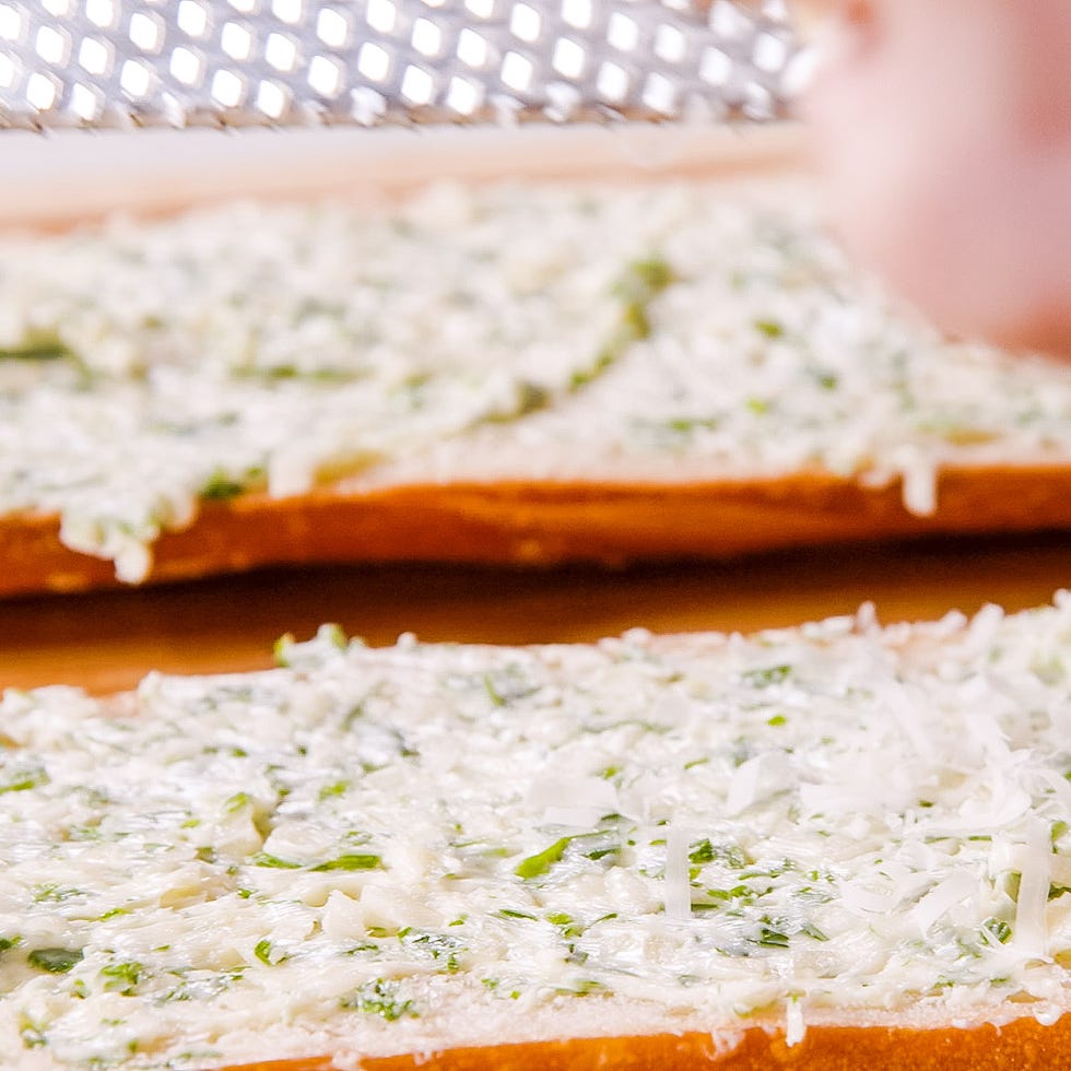 garlic bread a close up of food