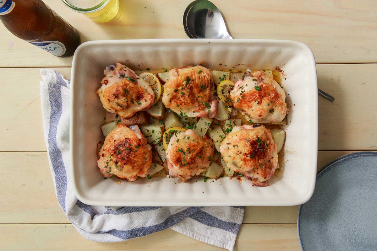 preview for Garlic Butter Baked Chicken Thighs Are The Perfect Simple Dinner