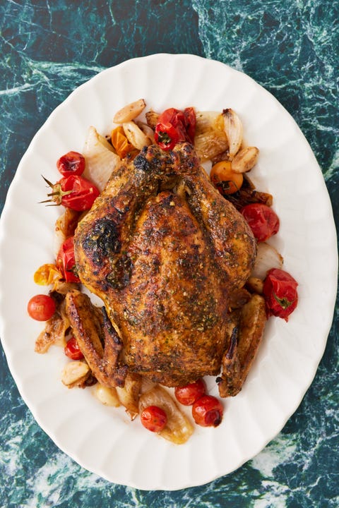 garliclemongrass roast chicken