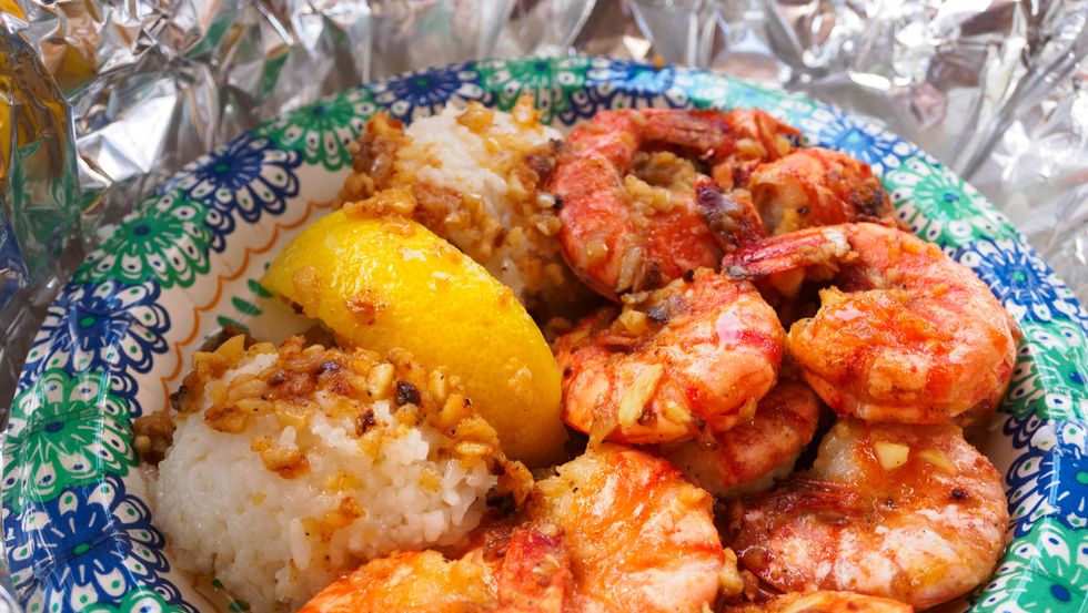 garlic shrimp in oahu, hawaii