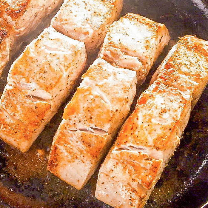 garlicky lemon mahimahi