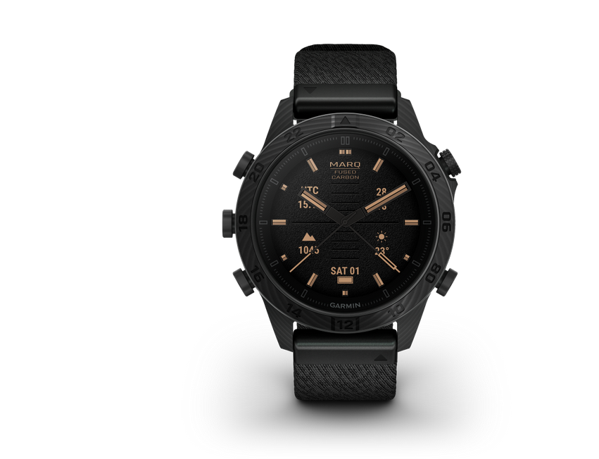 a black wrist watch