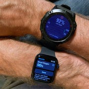 garmin fenix 6x and apple watch series 6 blood oxygen measurements