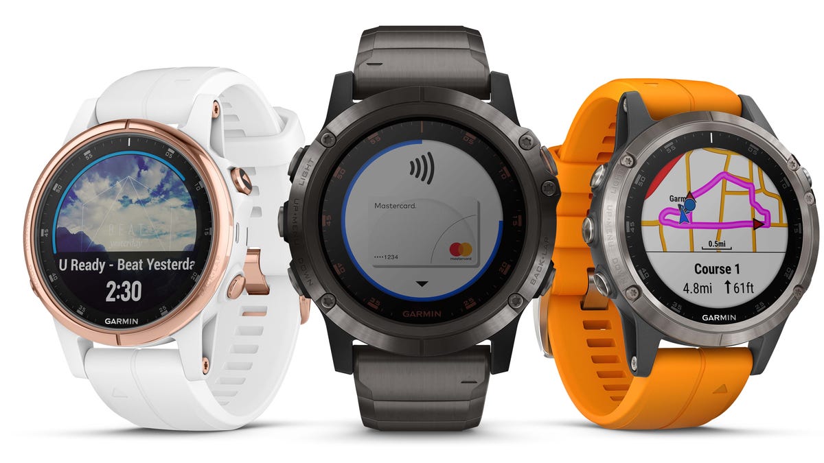 Garmin Fenix 5 Plus - Best GPS Watches 2018