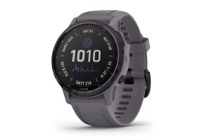 el reloj deportivo garmin fénix 6 pro solar en color gris