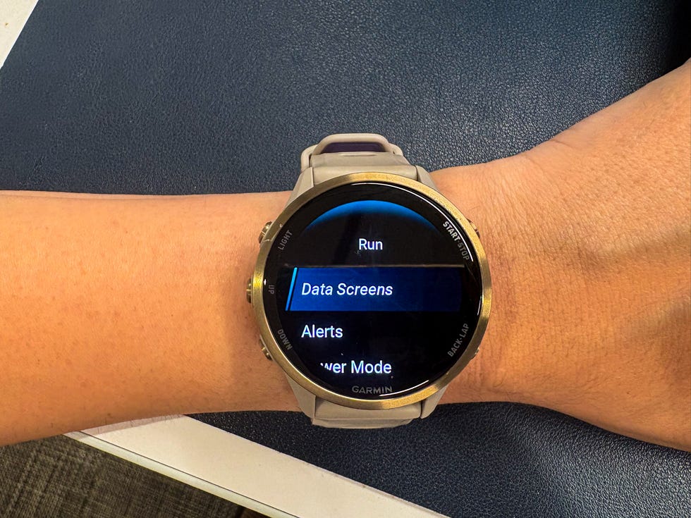 garmin data screens set up