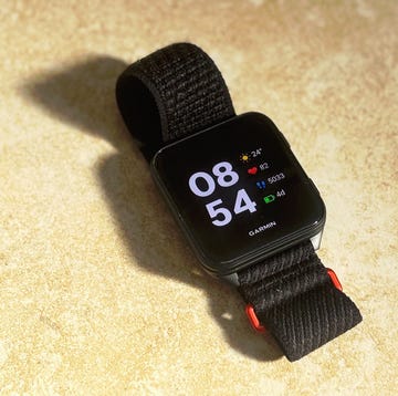 a black smartwatch with a square colourful display screen a black smartwatch with a square colourful display screen