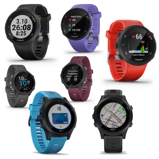 the new garmin forerunner 45, 245, 945 running gps watch