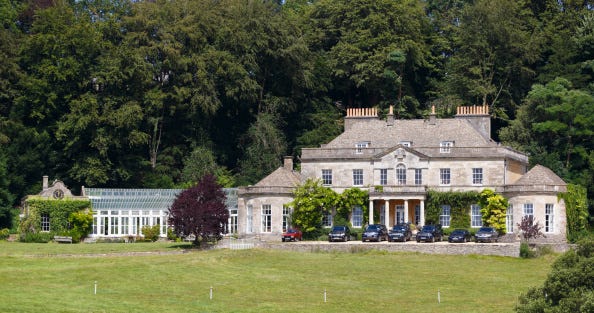 la casa de la princesa ana de inglaterra, gatcombe park