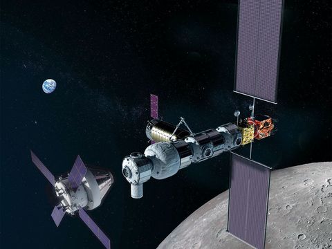 Space station, Satellite, Spacecraft, Space, Outer space, Vehicle, Building, Screenshot, 