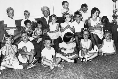 Joseph P. Kennedy with Grandchildren