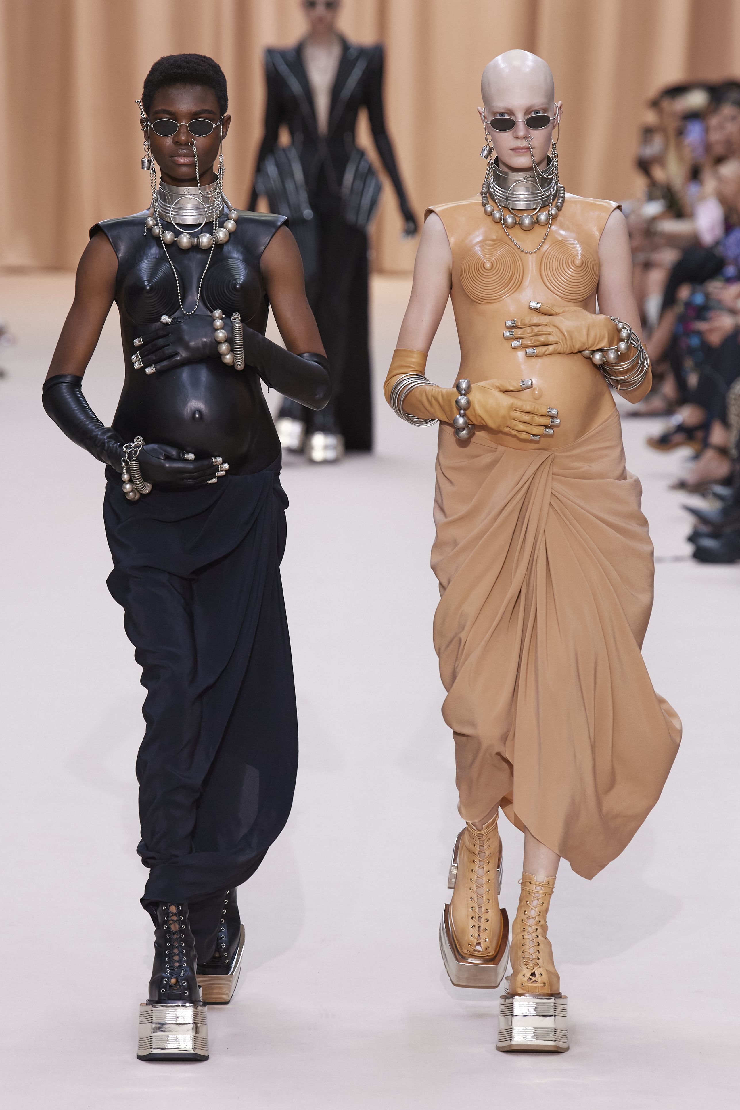 Olivier Rousteing Sends Human Pin Cushions, Conical Bras And