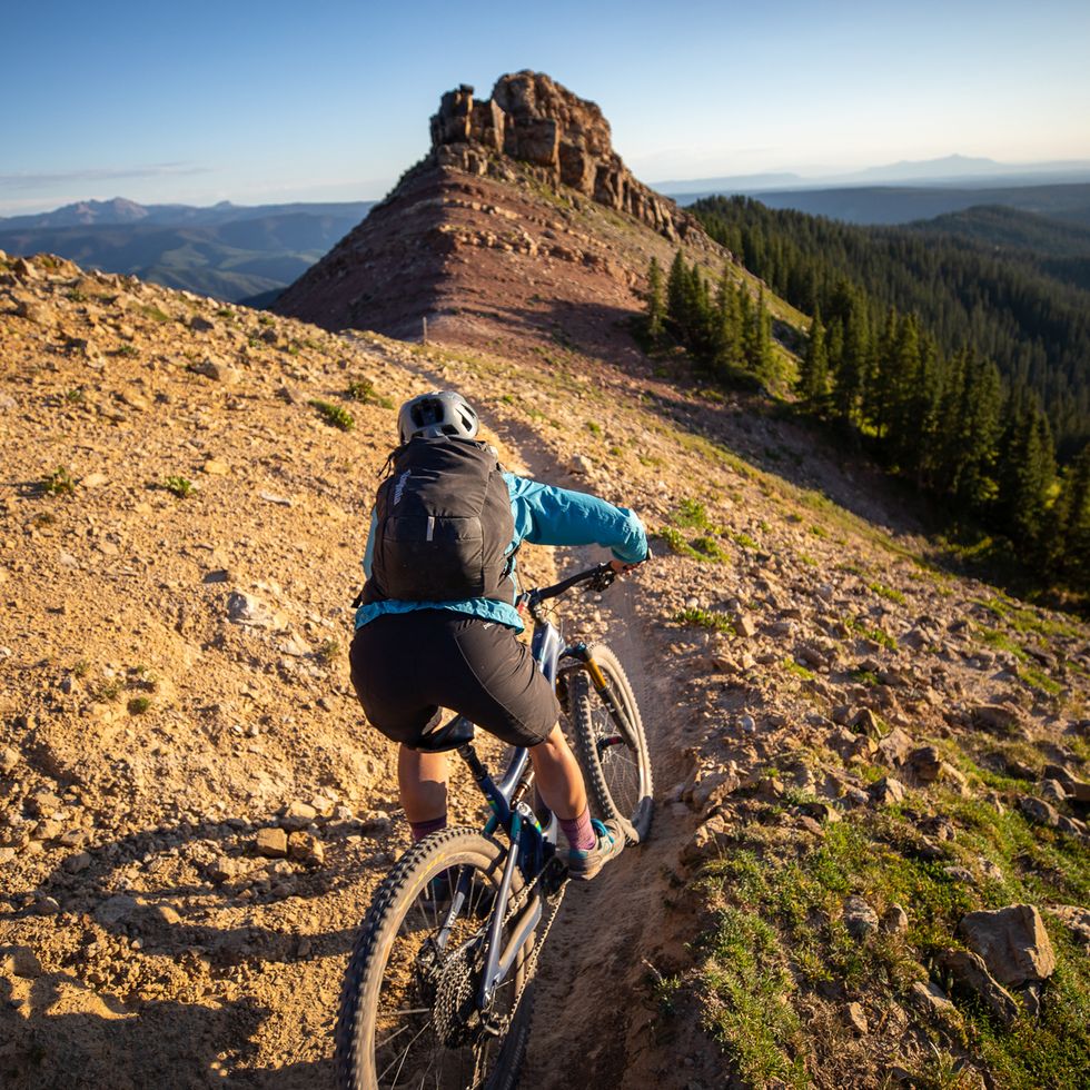 nichole baker mountain biking in colorado