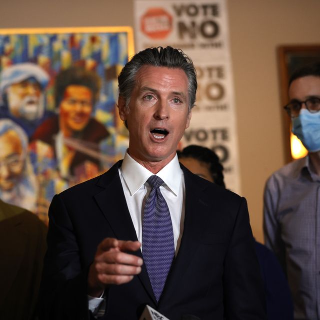 san francisco, california   august 13 california gov gavin newsom speaks during a news conference at manny's on august 13, 2021 in san francisco, california california gov gavin newsom kicked off his "say no" to recall campaign as he prepares to face a recall election on september 14 photo by justin sullivangetty images