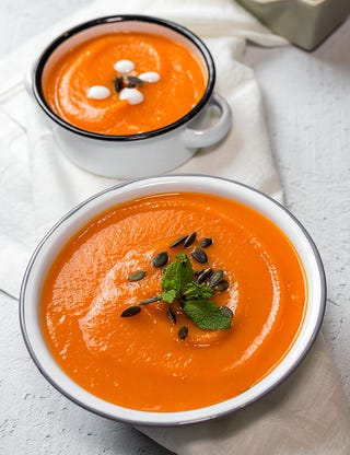 gazpacho de zanahoria