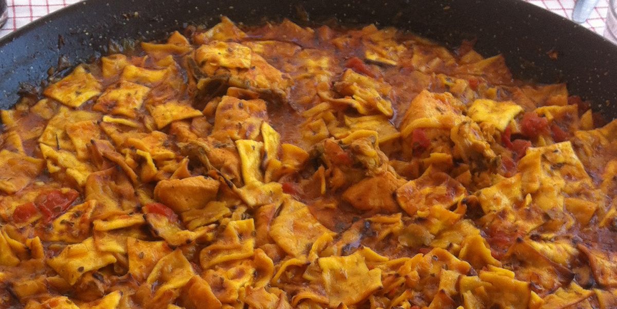 Gazpacho manchego, receta tradicional con carnes muy sanas de las que hacían las abuelas, rica y sencilla