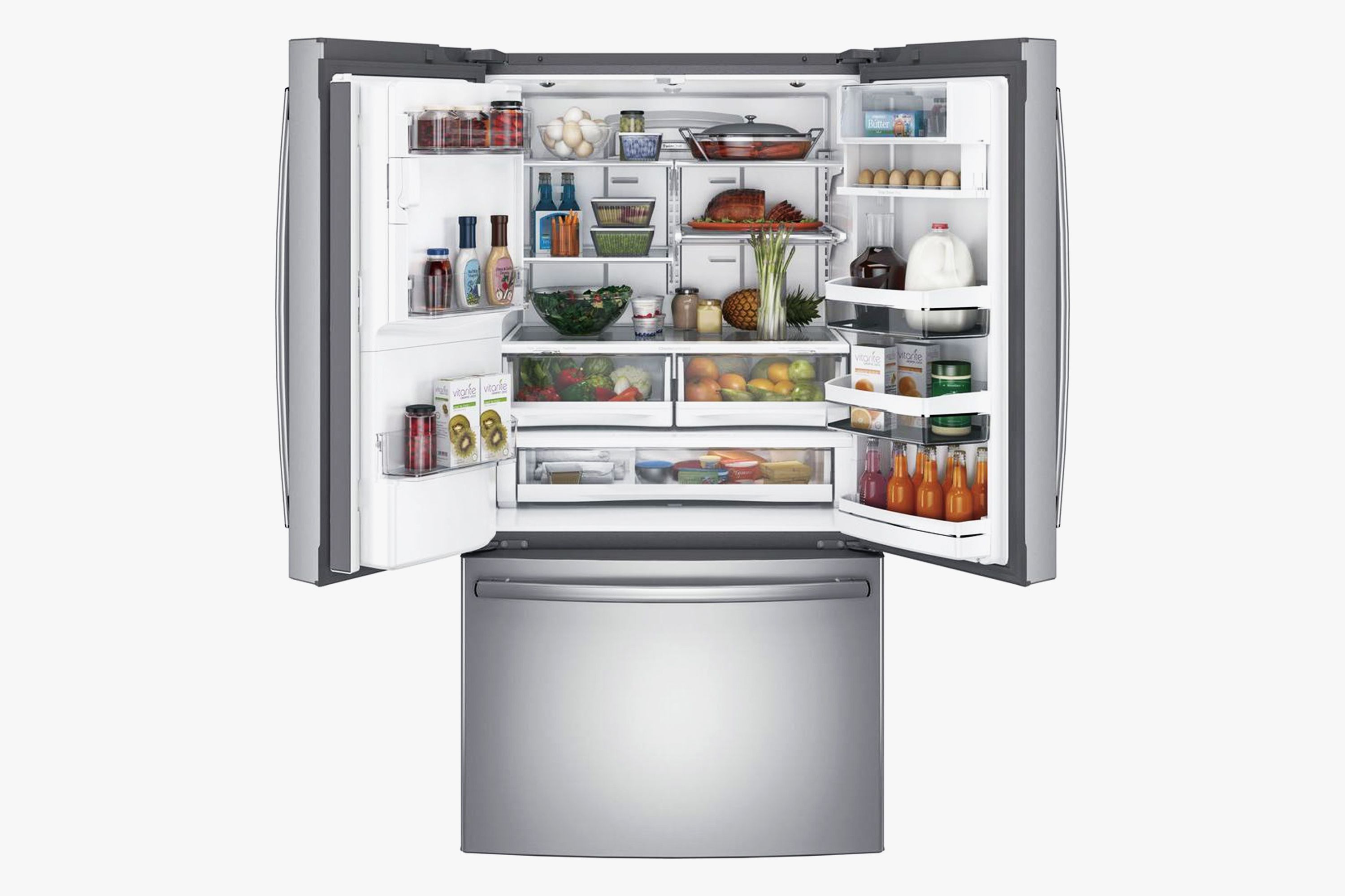 ge 3 door fridge