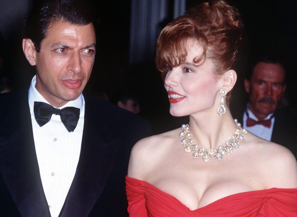 Geena Davis And Jeff Goldblum