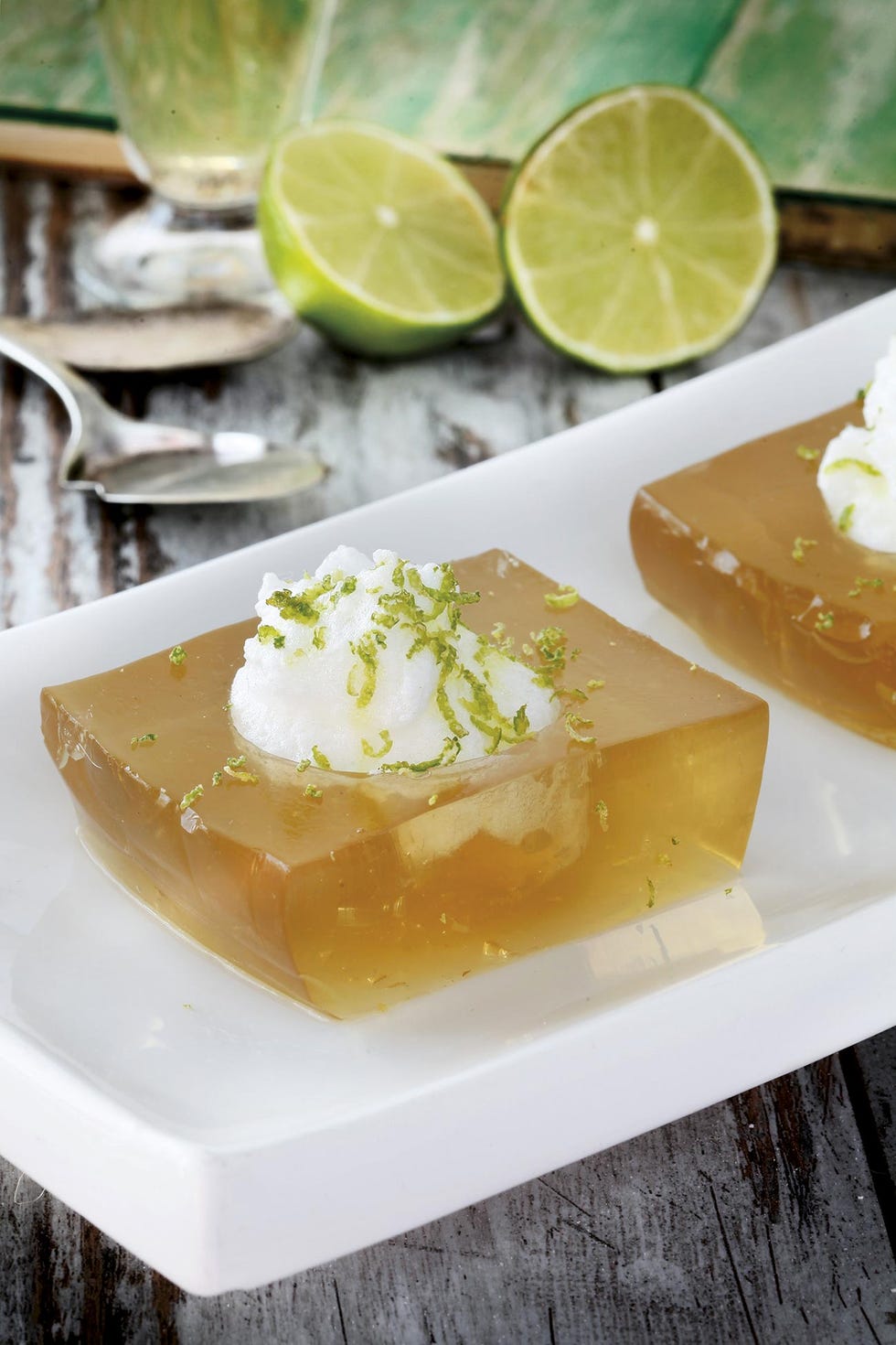 gelatina de cava y lima