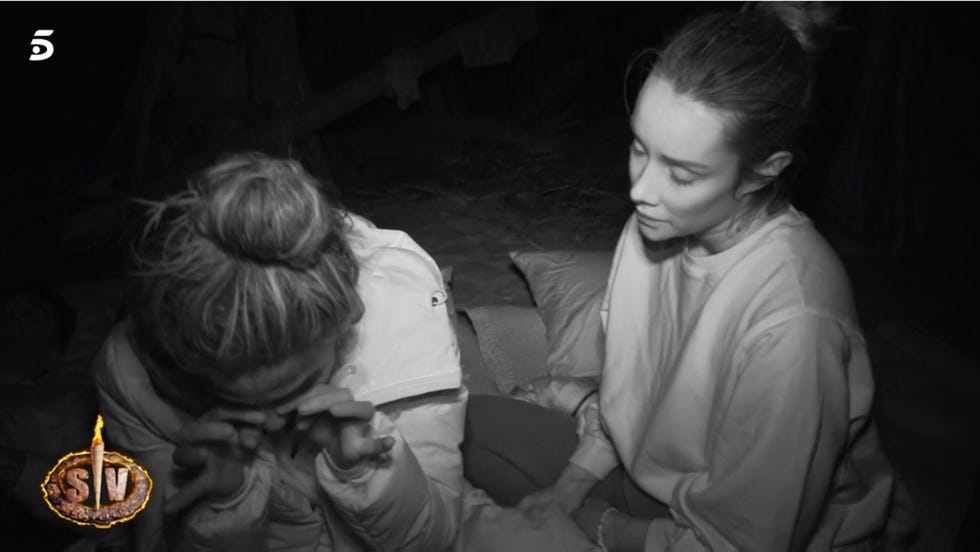 gema aldón llora por su hija en 'supervivientes 2023' junto a adara y manuel cortés