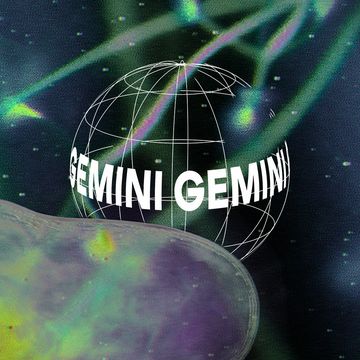 a sphere with the word gemini on it in space