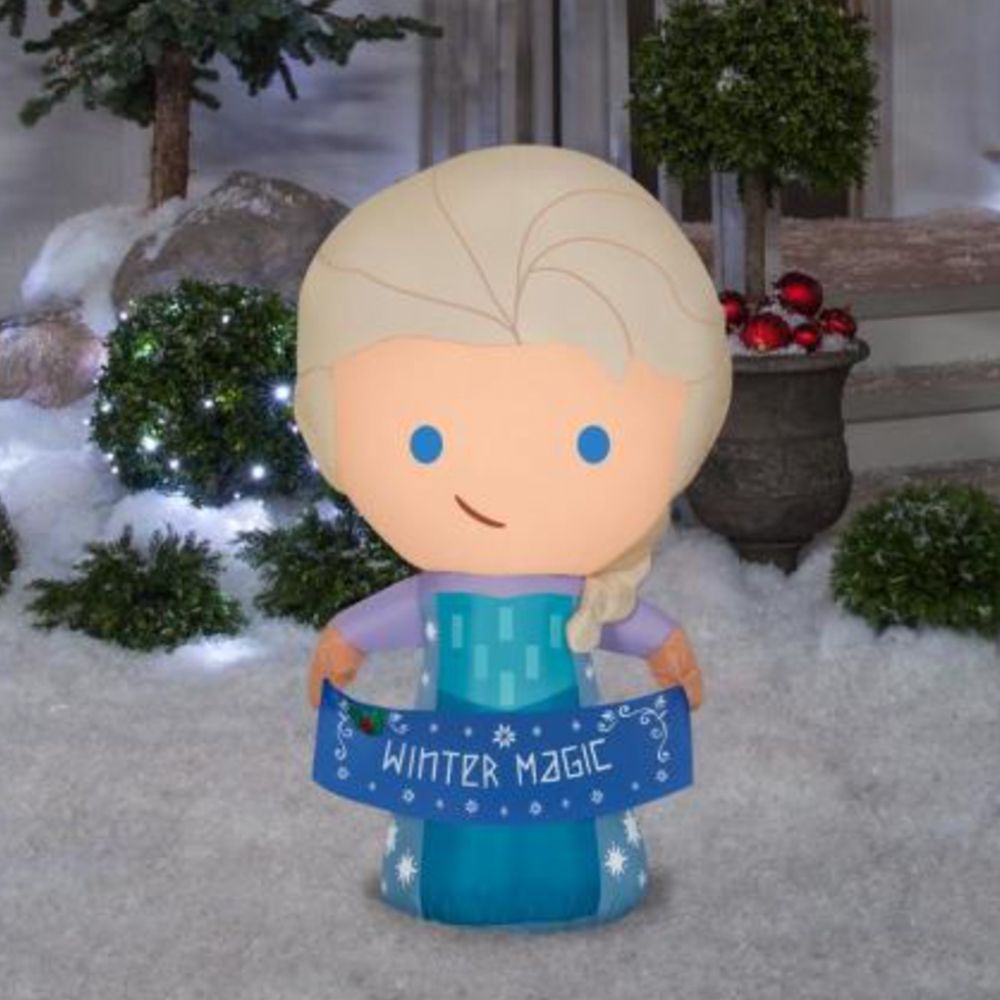 gemmy frozen elsa christmas inflatable decorations