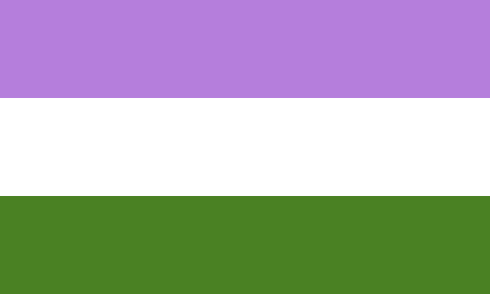 orgullo genderqueer bandera