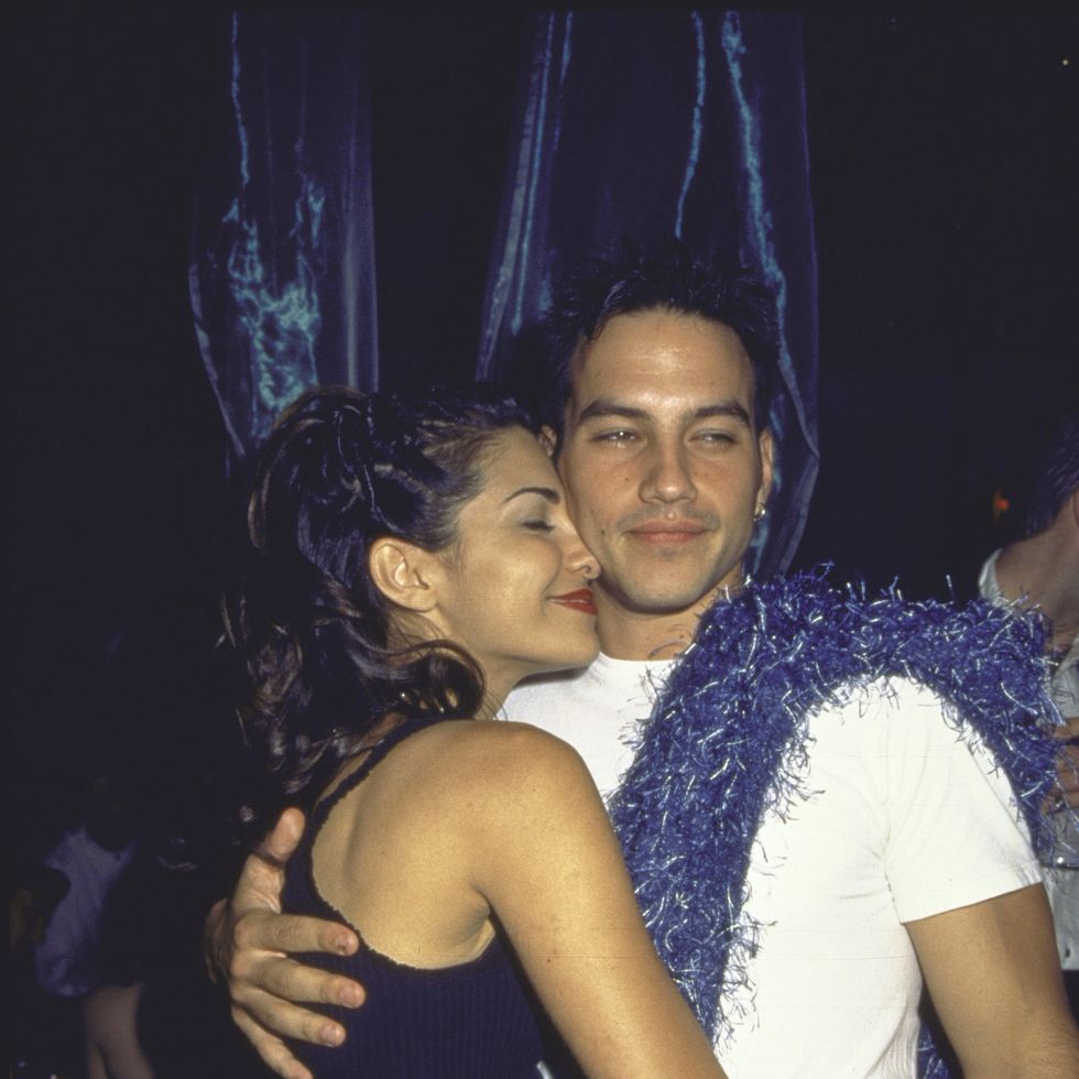 new york, united states september 01 general hospital's resident heartthrob tyler christopher quickened costar vanessa marcil's ticker, as the reallife loverswho plan to wed dec 14cuddled for cameras at the soap opera update awards in new york c photo by robin platzergetty images