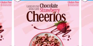 general mills cheerios chocolate strawberry cereal