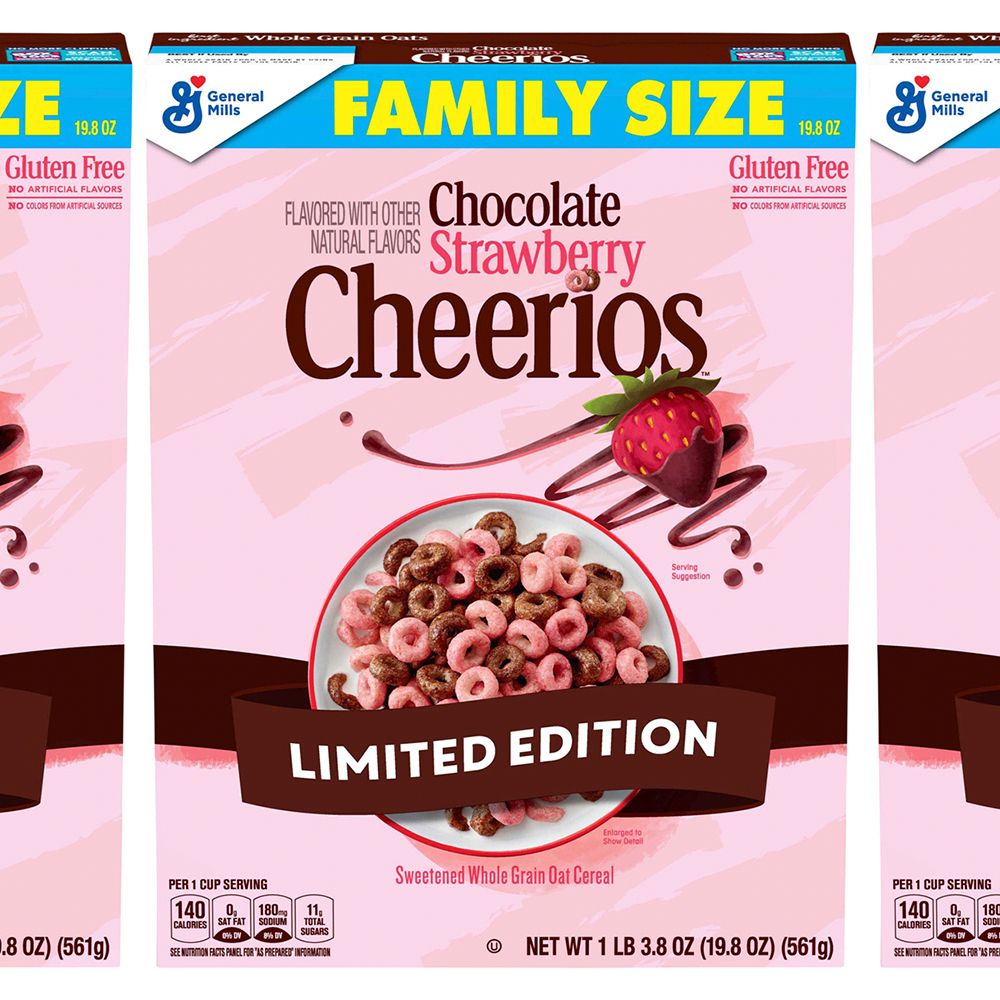 general mills cheerios chocolate strawberry cereal
