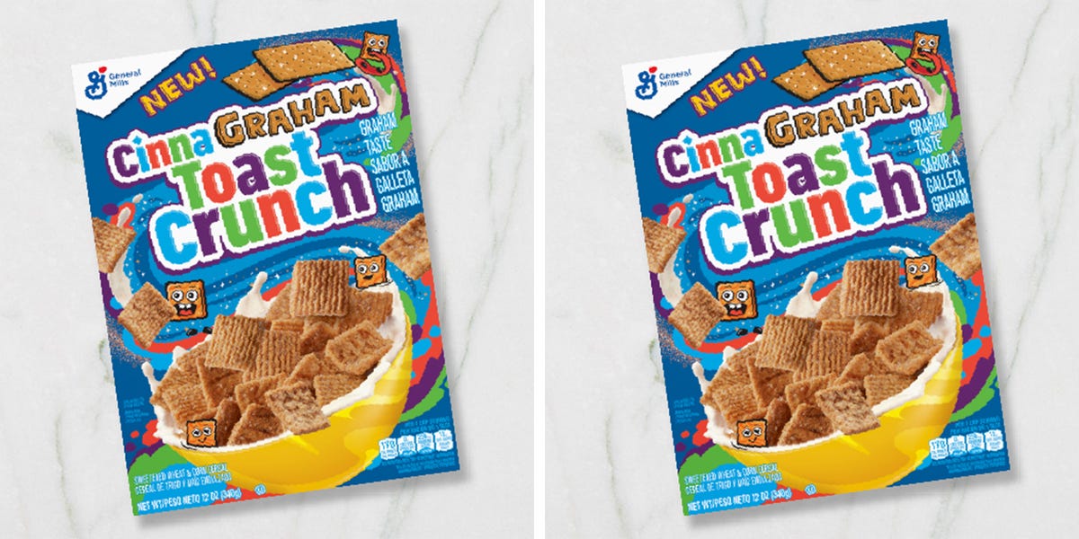 The New CinnaGraham Toast Crunch Cereal Will Add a Hint of Honey in ...