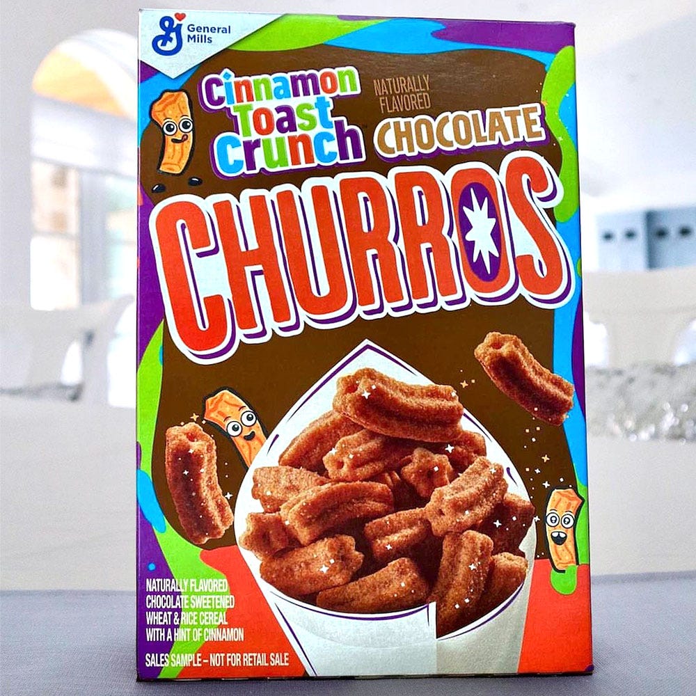 Cinnamon Toast Crunch Has A New Chocolate Churros Cereal Thats Coming To Shelves