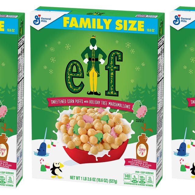 'elf' cereal from general mills
