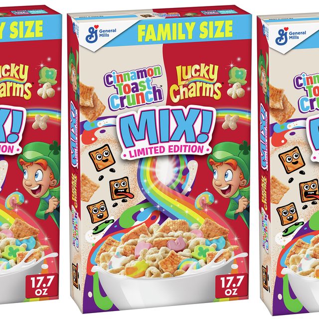 general mills lucky charms cinnamon toast crunch mix cereal
