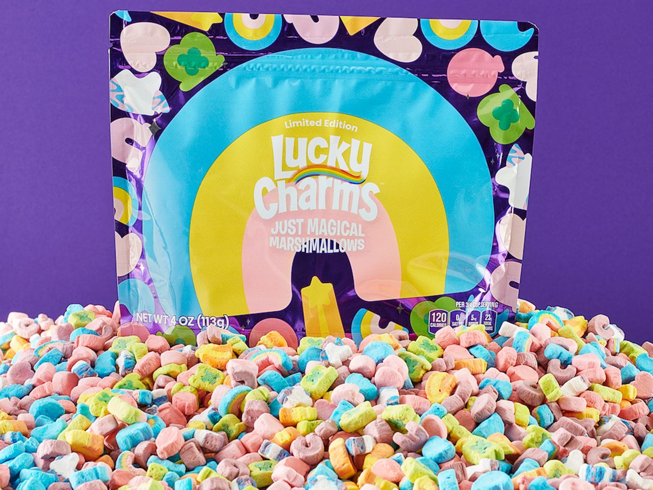 lucky charms rainbow marshmallow