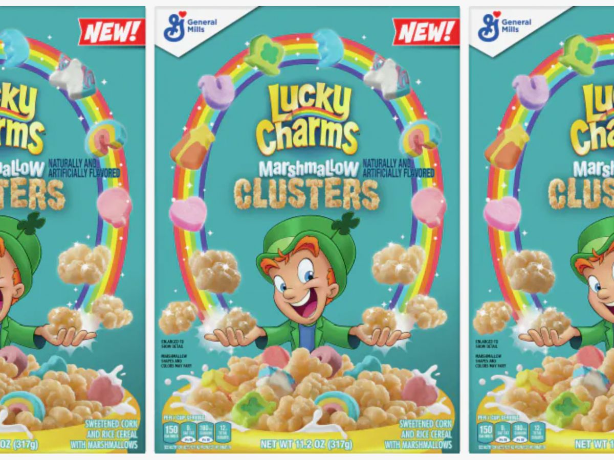 The New Lucky Charms Clusters Cereal Is Filled With Even More