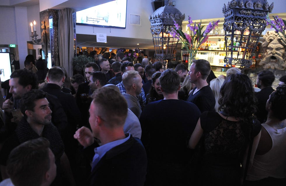 bravo's "friends to lovers" television premiere at lisa vanderpump's pump lounge