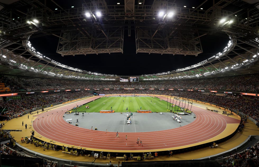 perspectiva global del estadio olímpico de budapest 2023