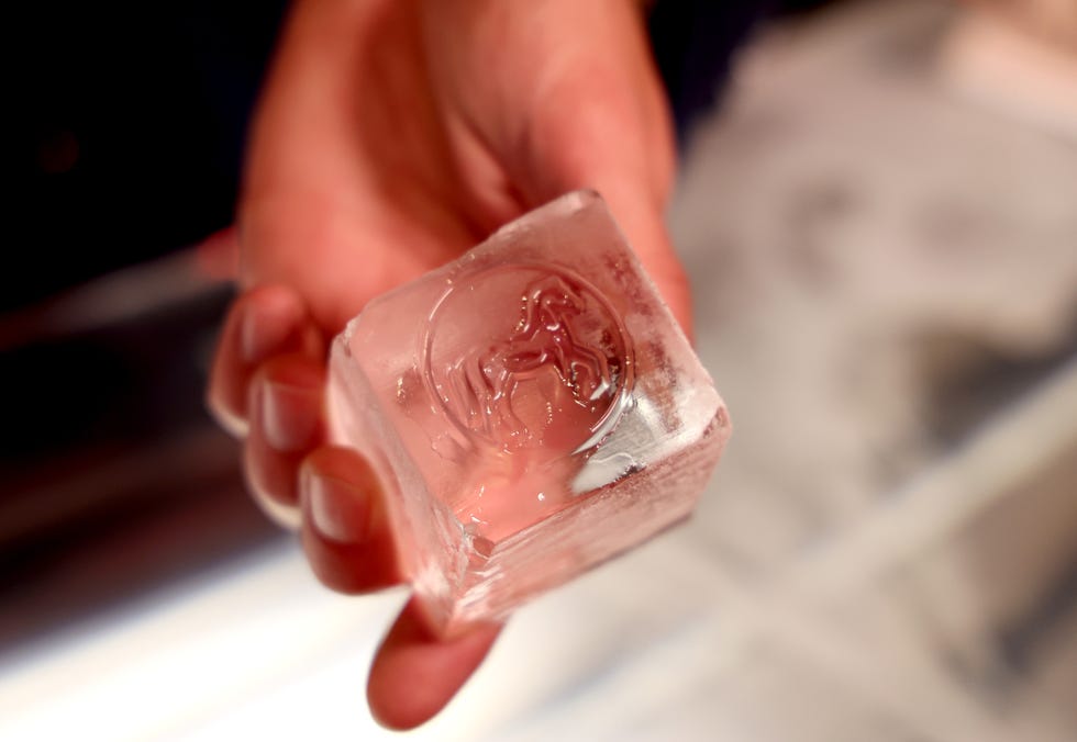 Stamped Ice Cubes