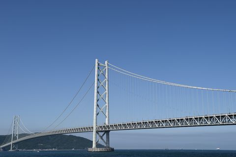akashi kaikyo bridge   world's longest suspension bridge