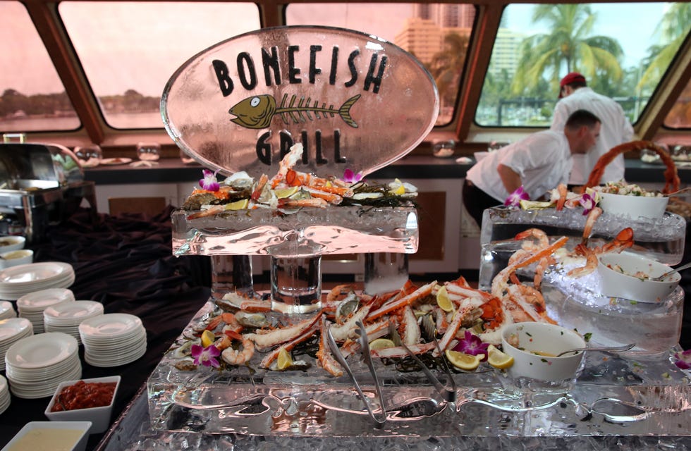 bonefish grill launches new menu with celebrity host mario lopez at private dockside party and cruise in miami
