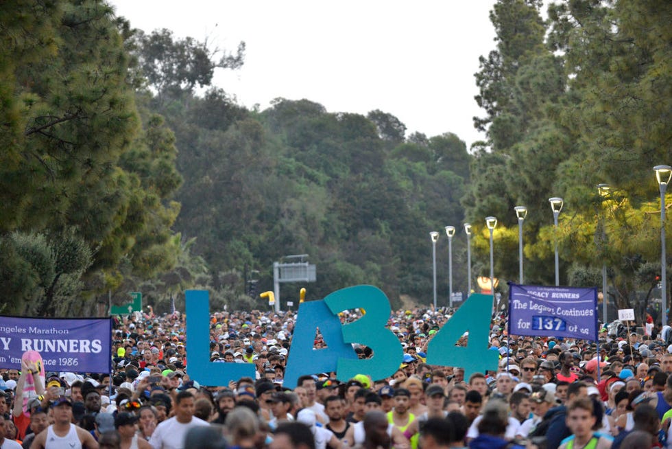 LA Celebrates The 34th Running Of The Skechers Los Angeles Marathon With Local Baseball Stars Justin Turner And Albert Pujols