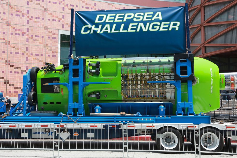 Deep Sea Challenger al California Science Center il 1° giugno 2013 a Los Angeles, California
