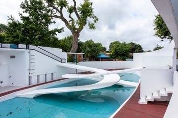 penguin pool, london zoo, london, united kingdom architect berthold lubetkin, 1934