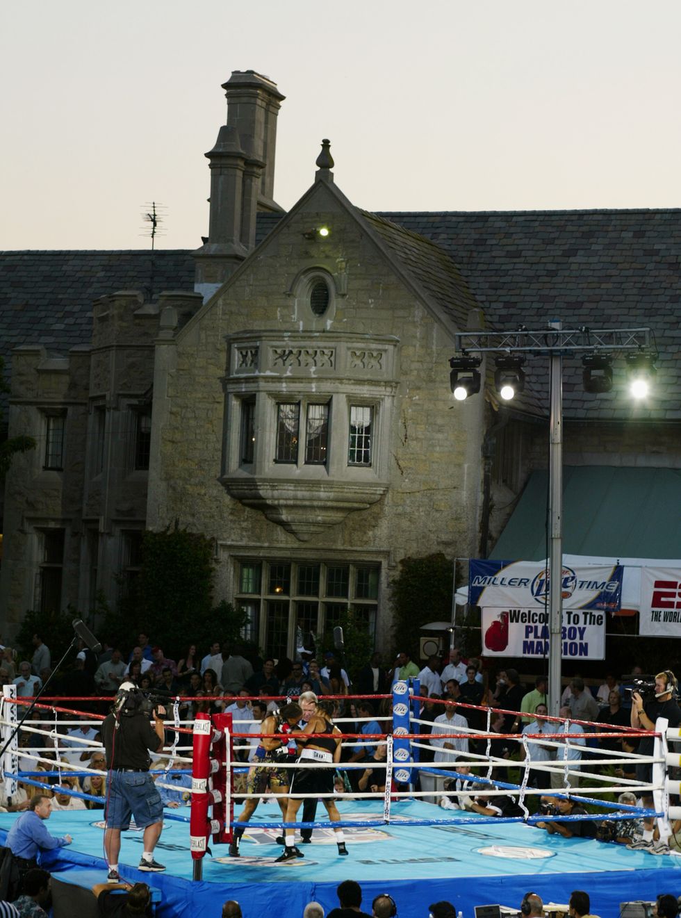 boxing at the playboy mansion