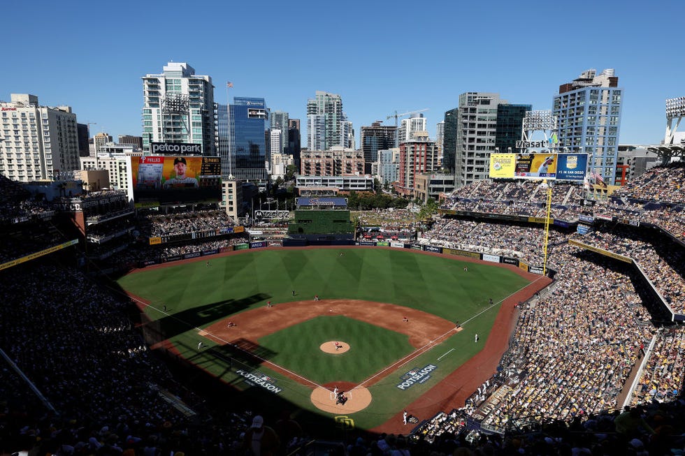 championship series  philadelphia phillies v san diego padres game two