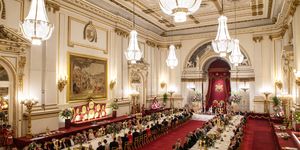 state banquet buckingham palace U.S. President Trump's State Visit To UK - Day One